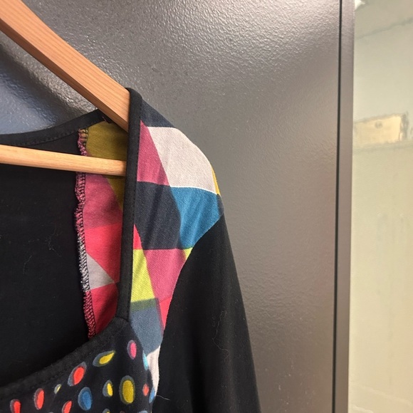 Salvage Culture XL rare tunic- ultra bright/ flare sleeves and bottom great cond - Picture 4 of 15